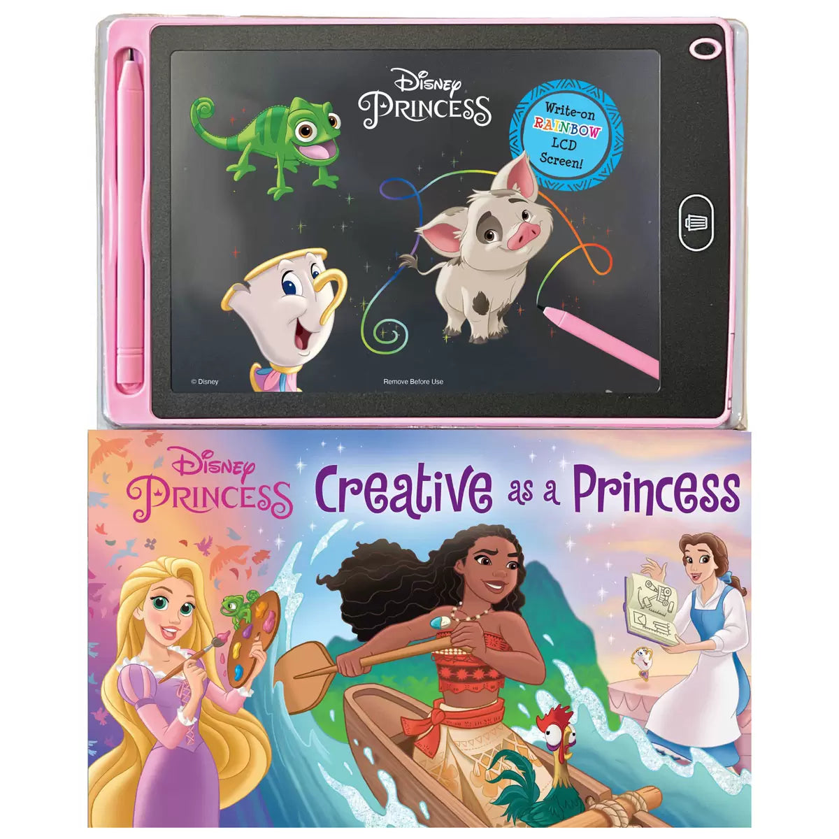 LCD Interactive Board Book in 4 Options: Disney Princess, Peppa Pig, Spidey