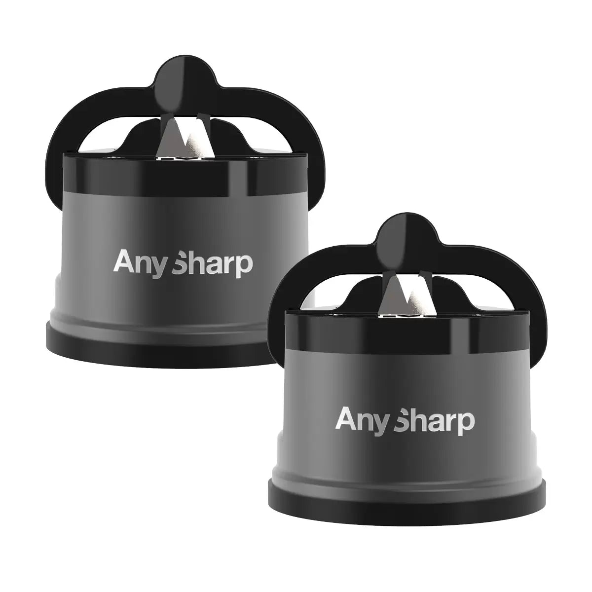 Anysharp Pro Metal Knife Sharpener with Suction, 2 Pack