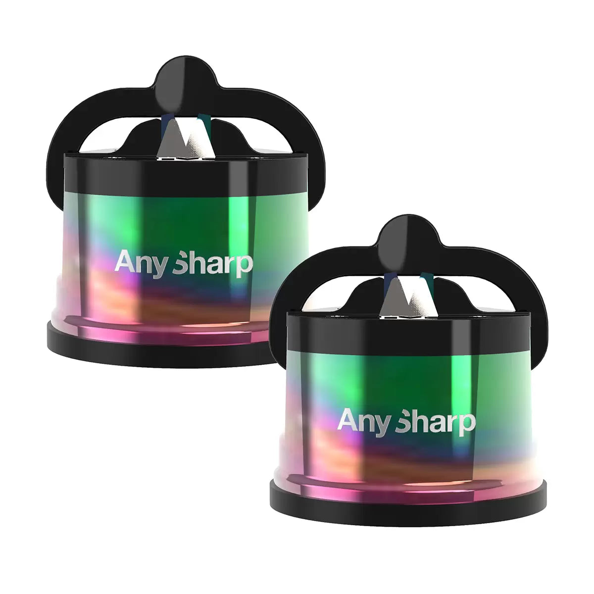 Anysharp Pro Metal Knife Sharpener with Suction, 2 Pack