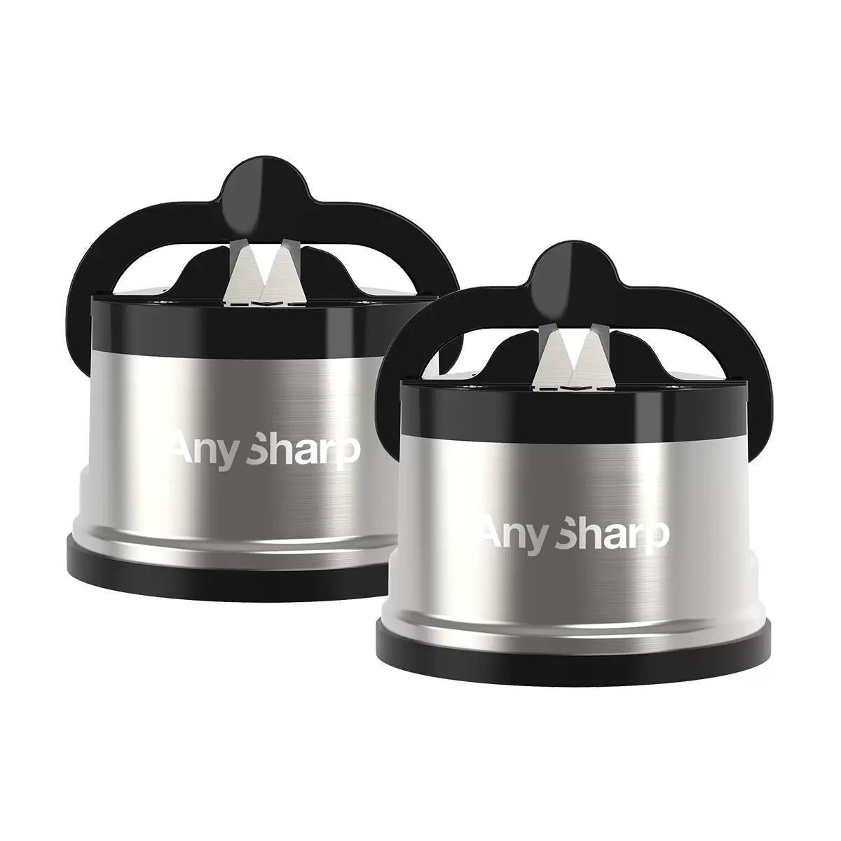 Anysharp Pro Metal Knife Sharpener with Suction, 2 Pack