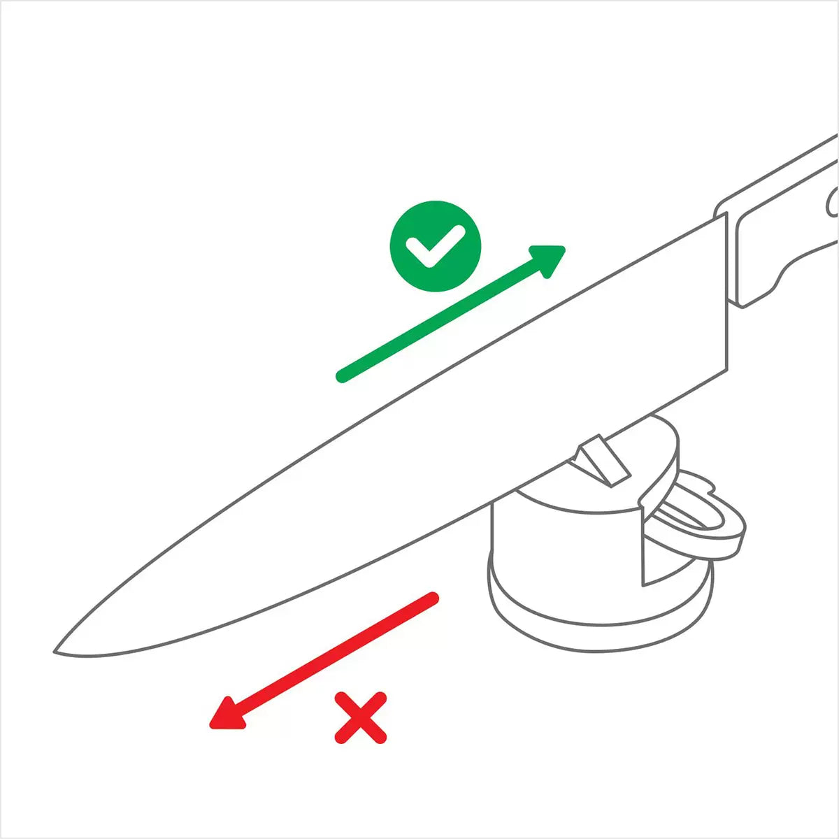 Anysharp Pro Metal Knife Sharpener with Suction, 2 Pack