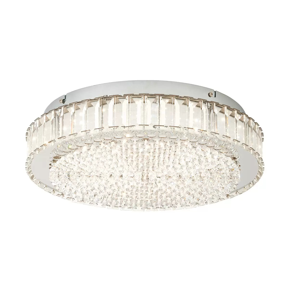 Eglo Balparda Ceiling Light 605mm in Crystal Chrome