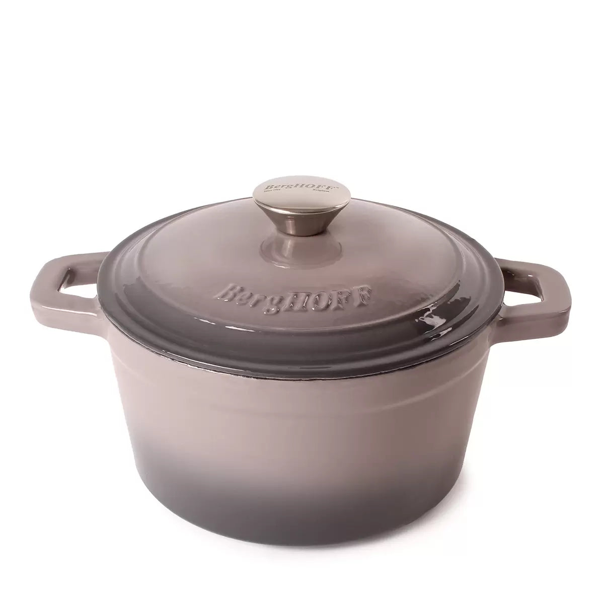 BergHOFF Neo Cast Iron Round Stockpot, 20cm/2.8L