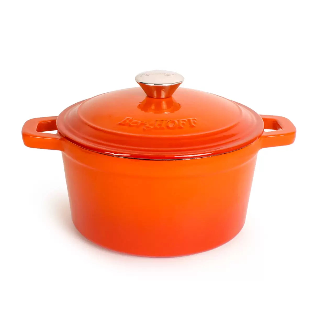 BergHOFF Neo Cast Iron Round Stockpot, 20cm/2.8L