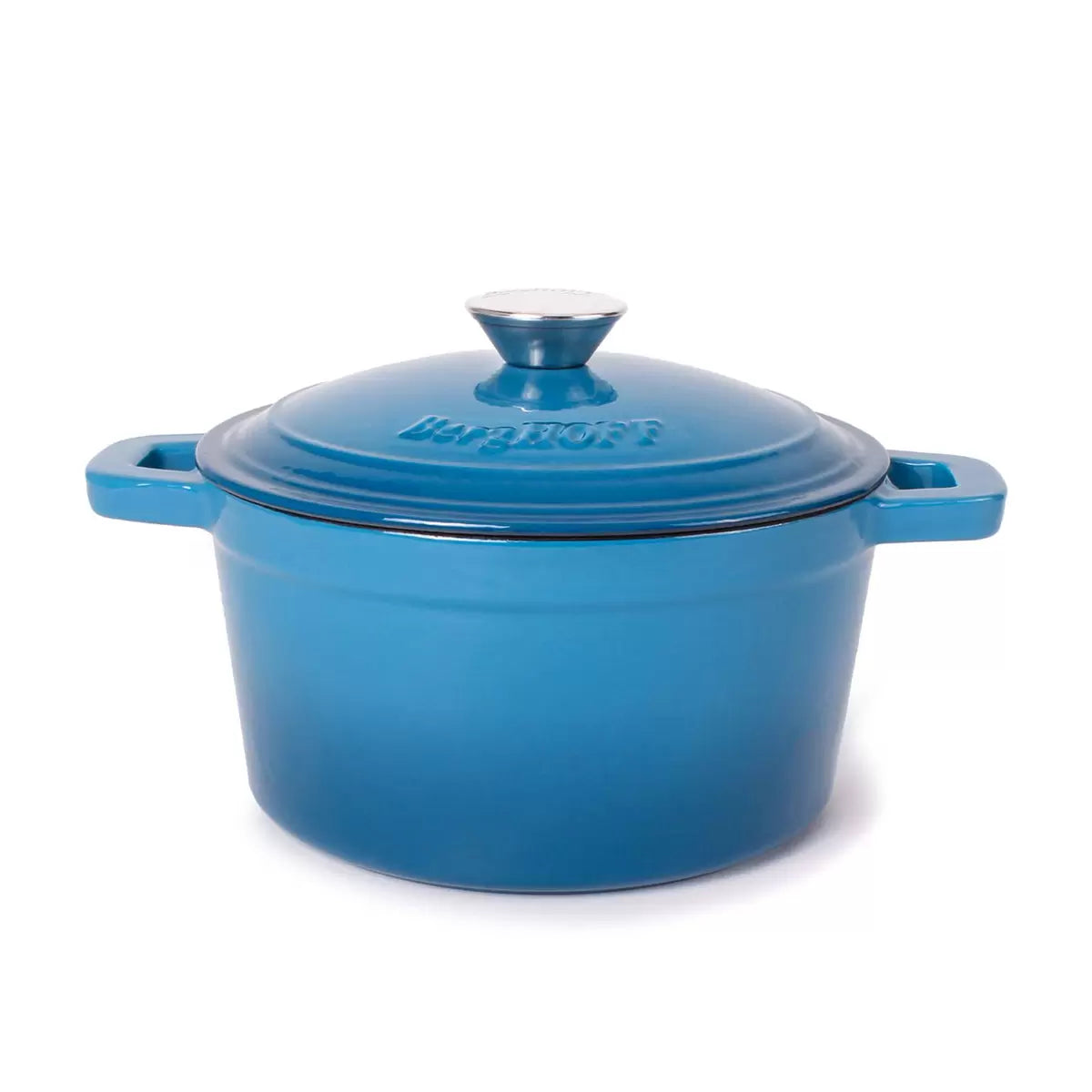 BergHOFF Neo Cast Iron Round Stockpot, 20cm/2.8L
