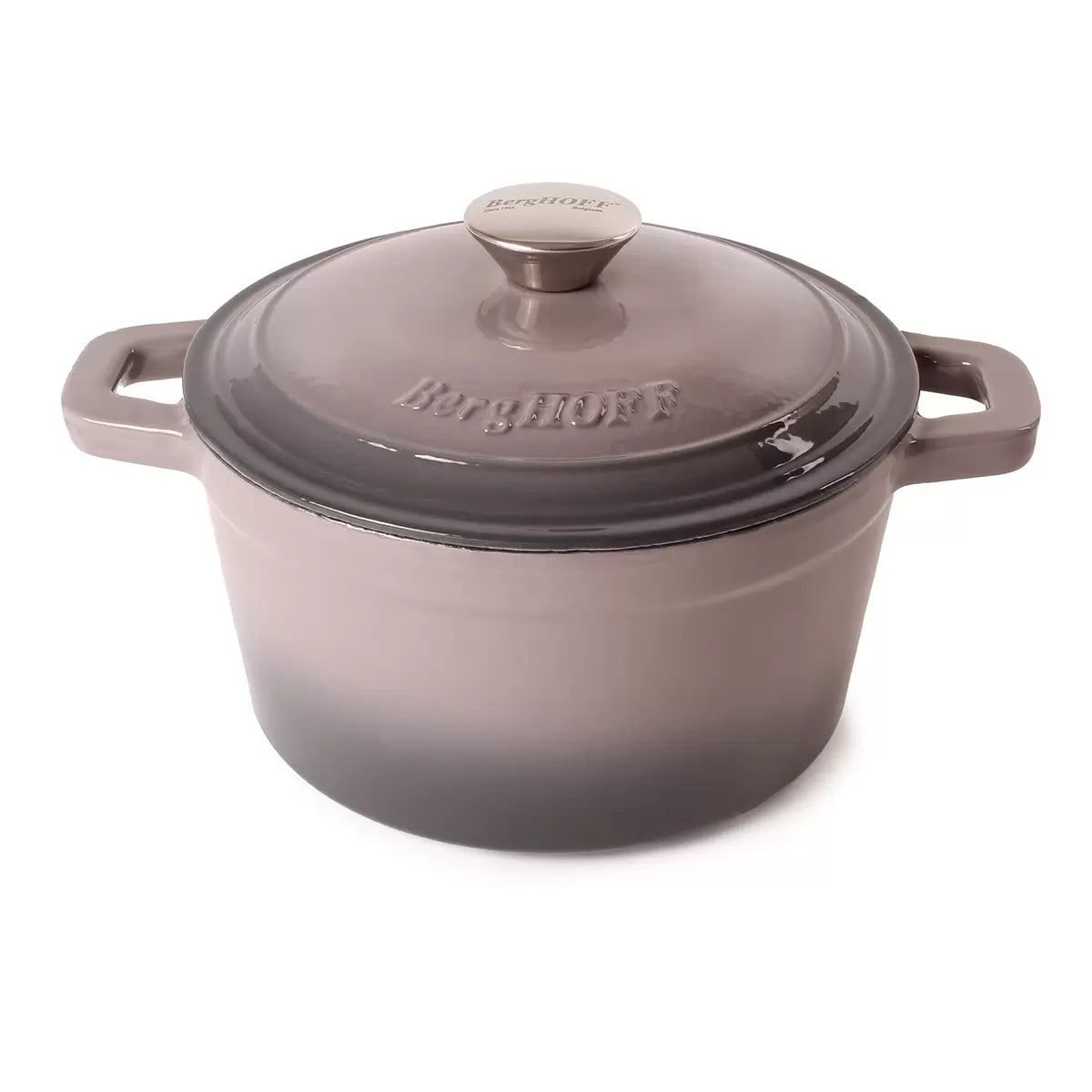 BergHOFF Neo Cast Iron Round Stockpot, 20cm/2.8L