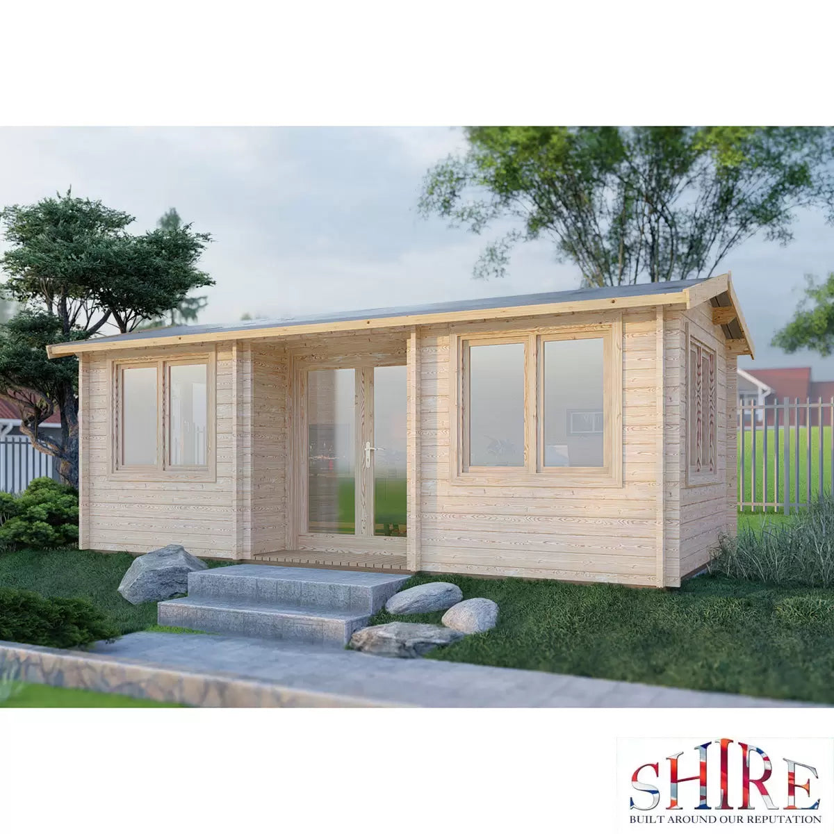 Shire Whinfell 44mm Log Cabin 20 x 10ft (6 x 3m)