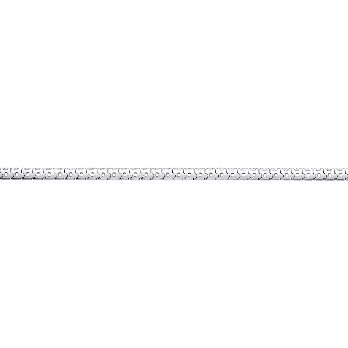 2.00ctw Round Brilliant Cut Diamond Tennis Bracelet, 18ct White Gold