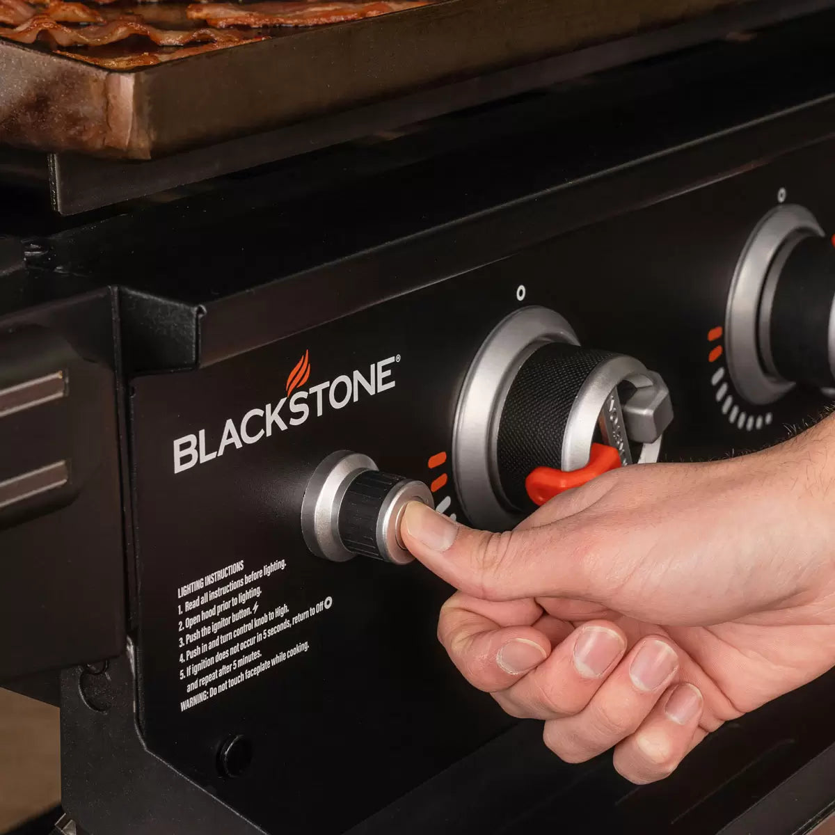 Blackstone 36" Griddle Gas Barbecue with Hood & Front Shelf, view 7