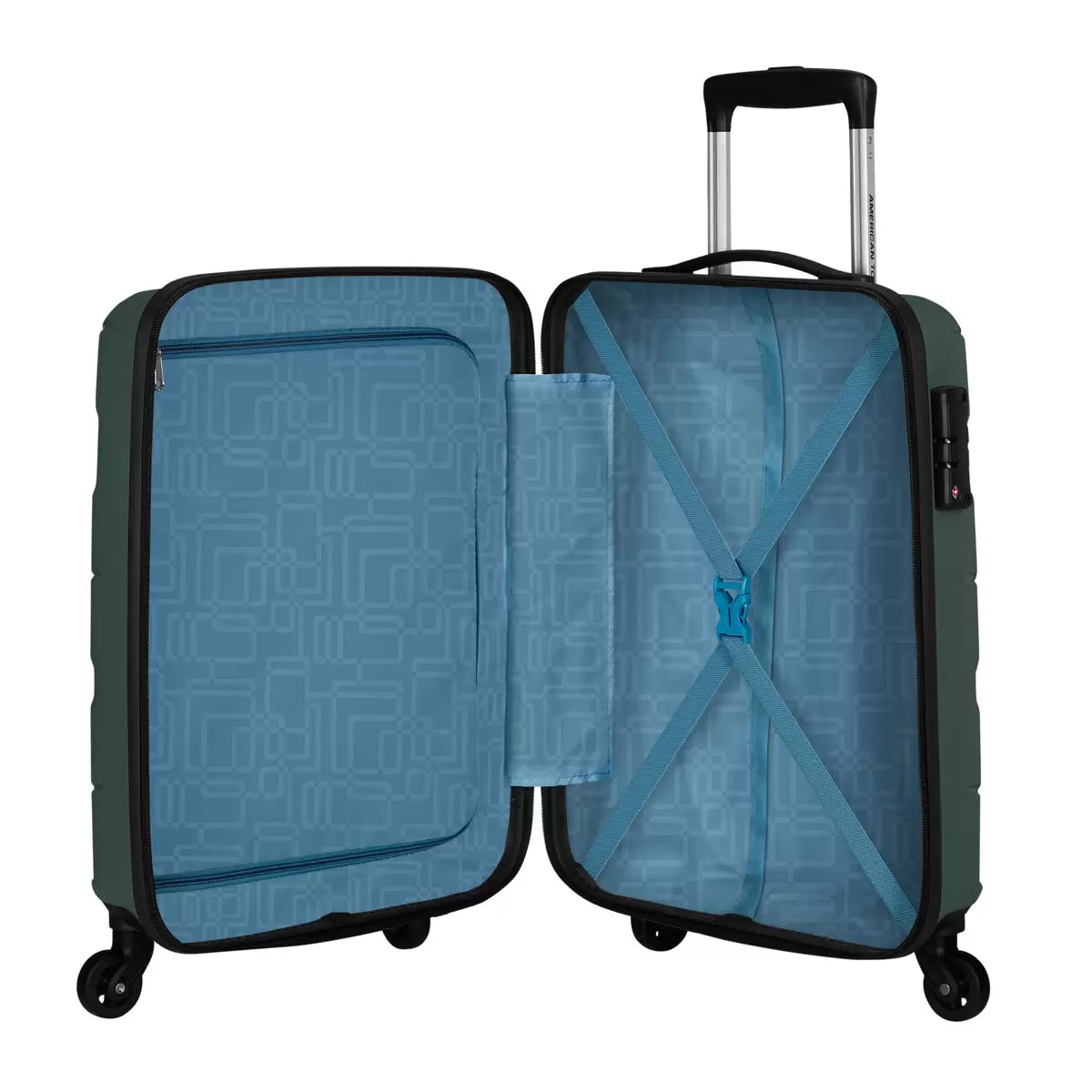 American Tourister Jet Driver 55cm Carry On Hardside Spinner Case