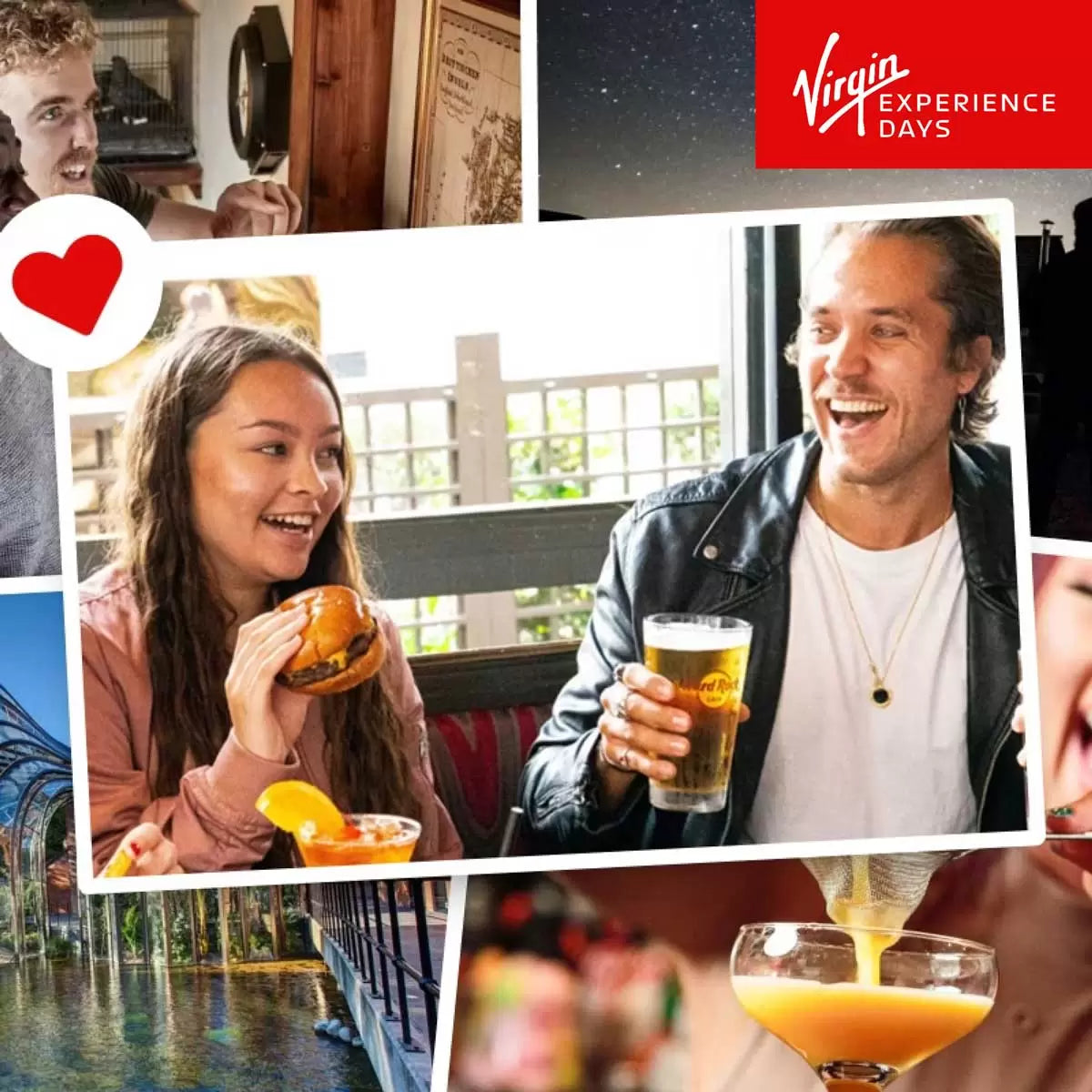 Virgin Experience Days Dates for Two Collection