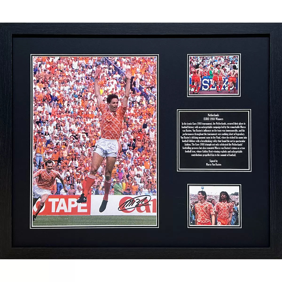 Marco Van Basten Signed Netherlands Football Photo