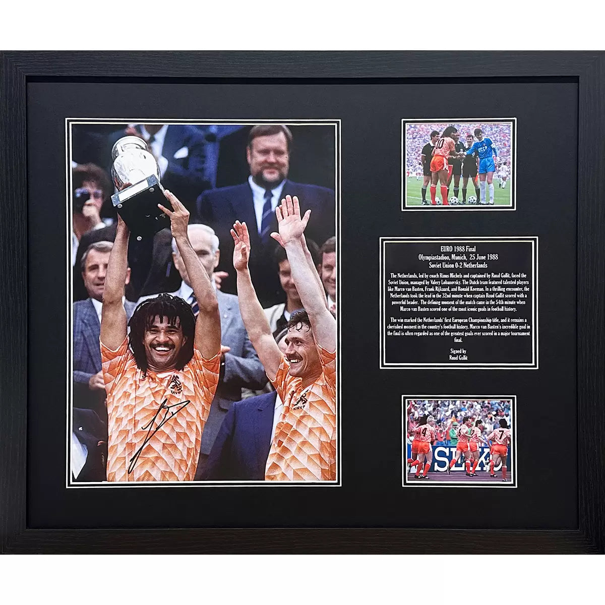 Ruud Gullit Signed Netherlands Photo