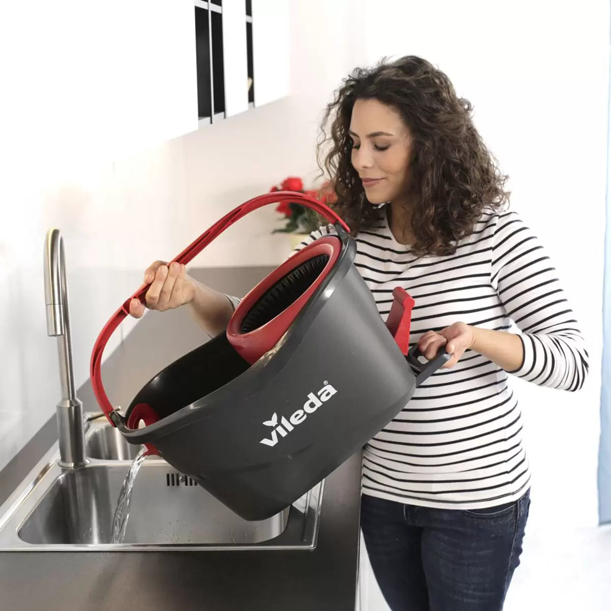 Vileda Turbo 2 in 1 Microfibre Mop and Bucket Set