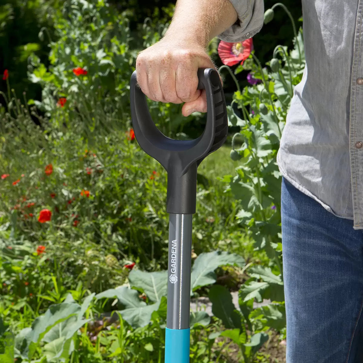 Gardena ClassicLine Spade & Fork Digging Tool Bundle with Gloves