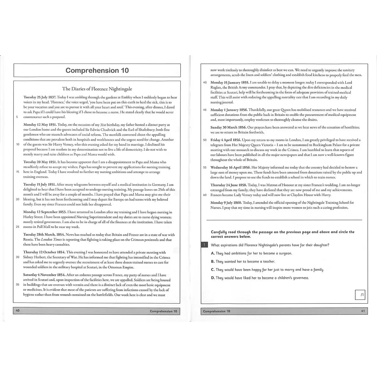 Scholastic 11+ x 6 Book Pack in 2 Options: Ages 9-10 or Ages 10-11