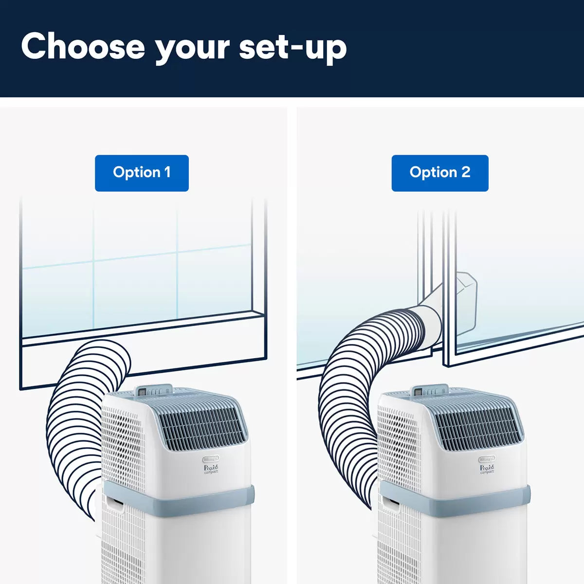De'Longhi 8.3K BTU Portable Air Conditioner with Remote Control, ES72
