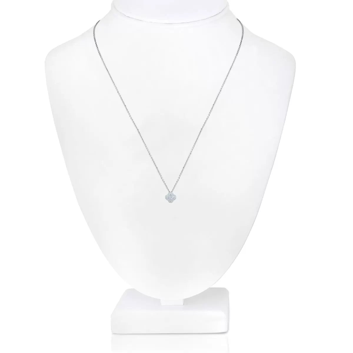0.50ctw Round Brilliant Cut Diamond Pendant, 18ct White Gold