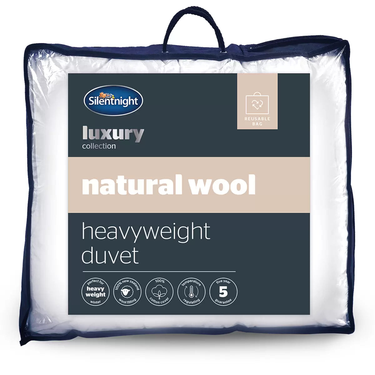 Silentnight Natural Wool Heavyweight Duvet in 3 sizes