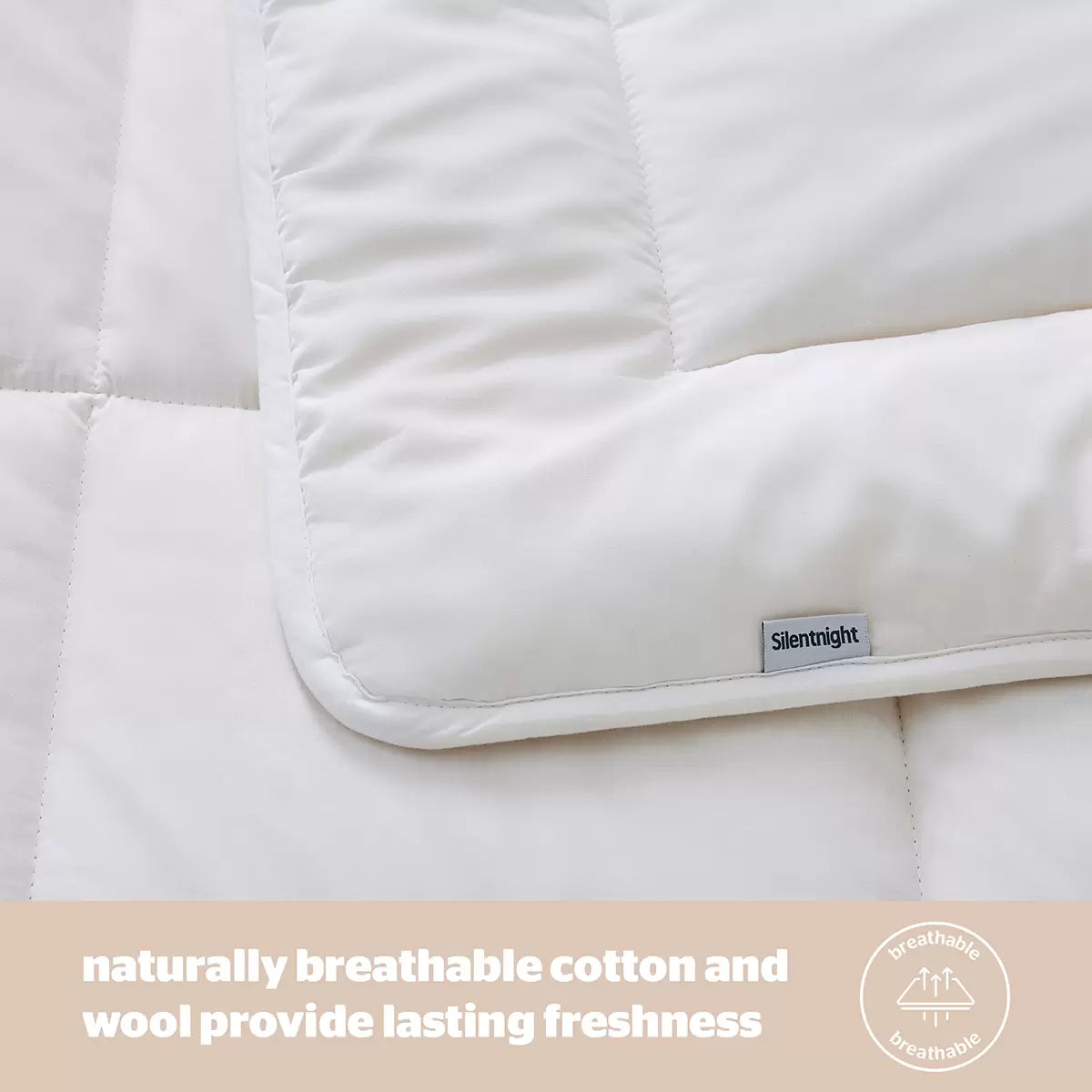 Silentnight Natural Wool Lightweight Duvet in 3 Sizes