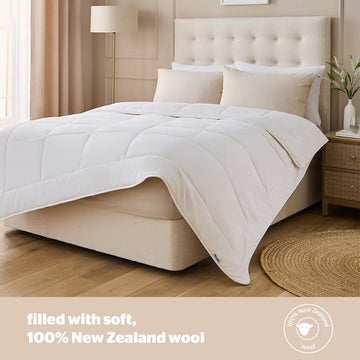 Silentnight Natural Wool Lightweight Duvet in 3 Sizes