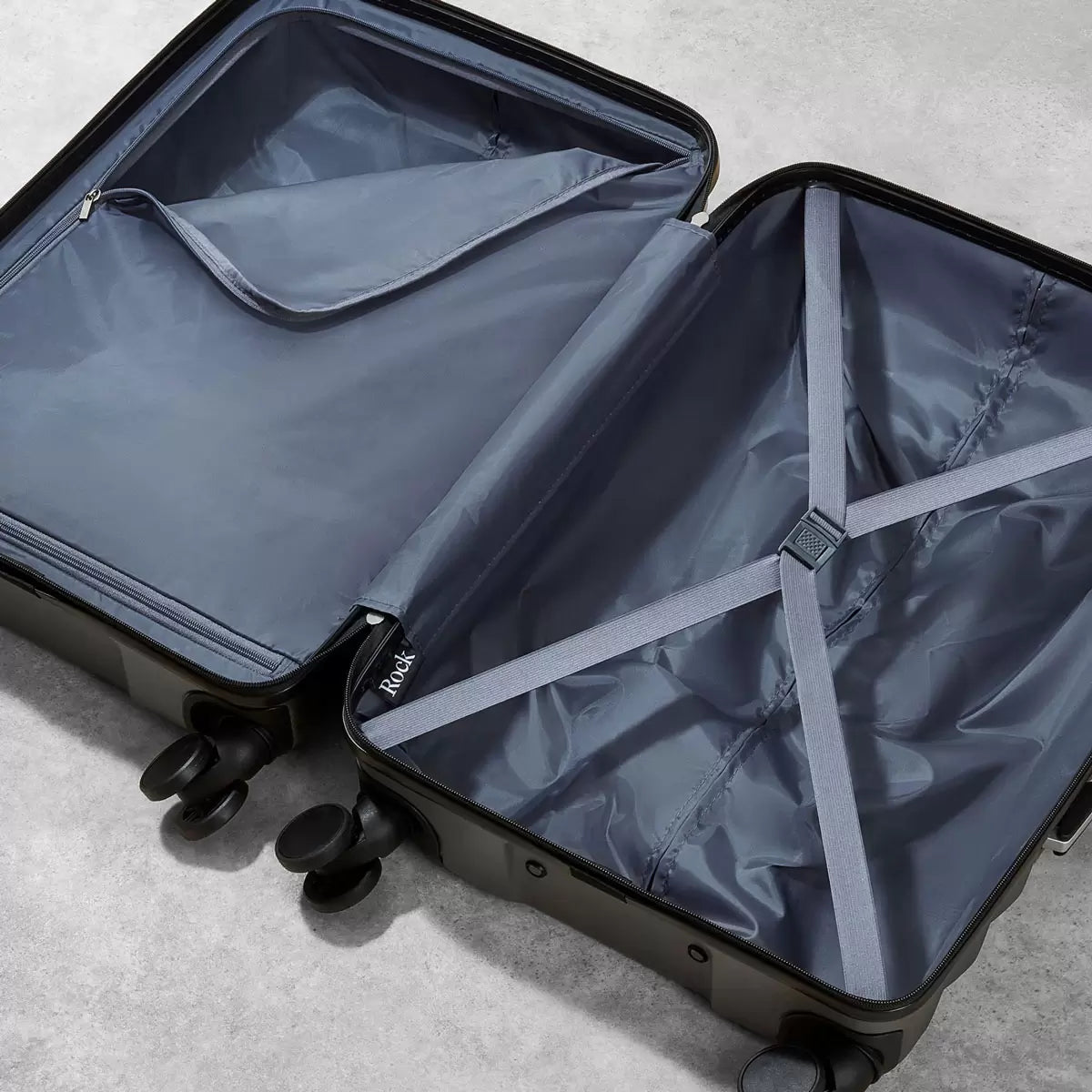 Rock Berlin 3 Piece Hardside Luggage Set in 2 Colours