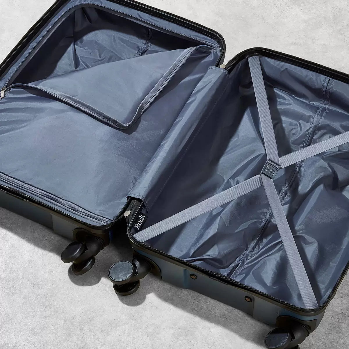Rock Berlin 3 Piece Hardside Luggage Set in 2 Colours