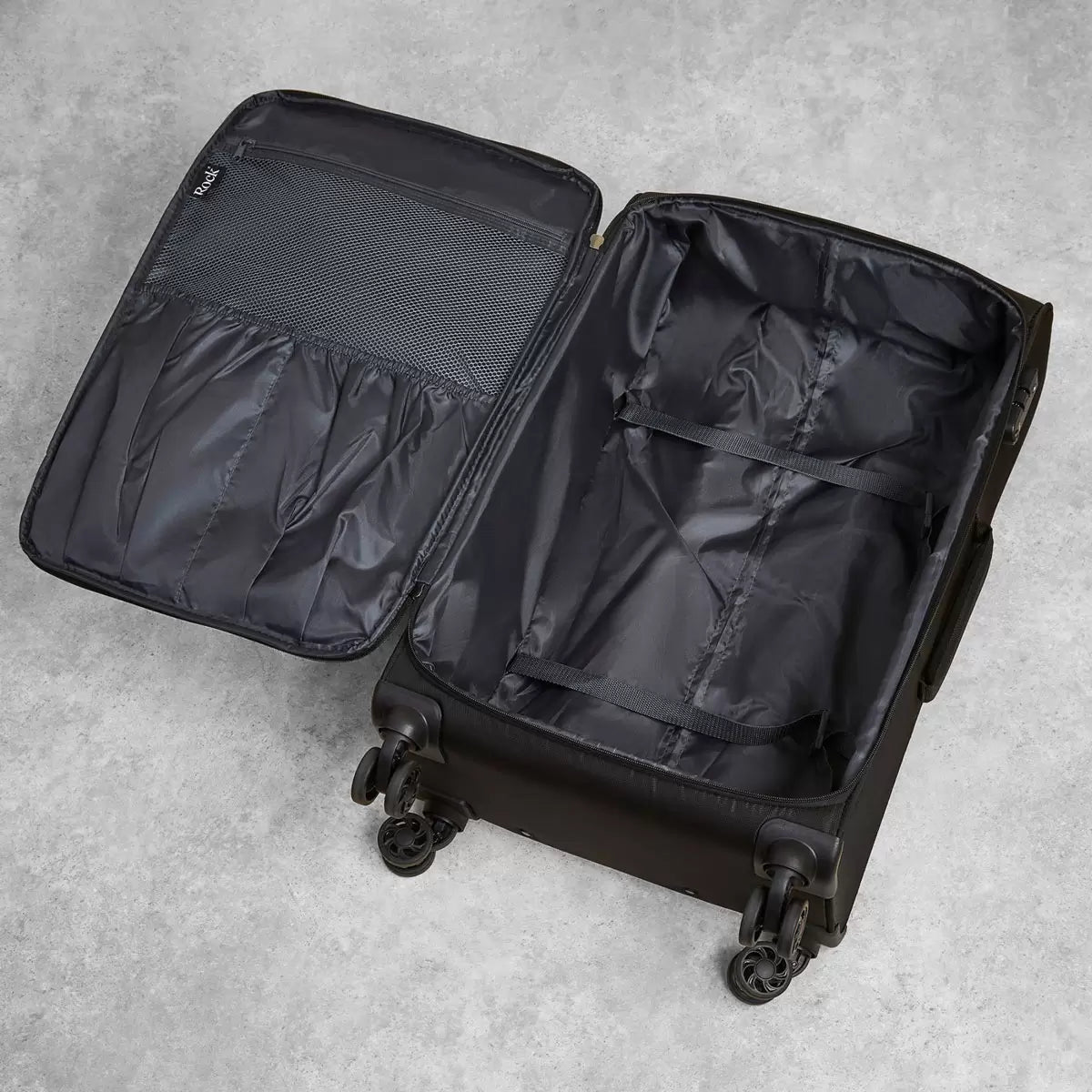 Rock Paris 3 Piece Softside Luggage Set