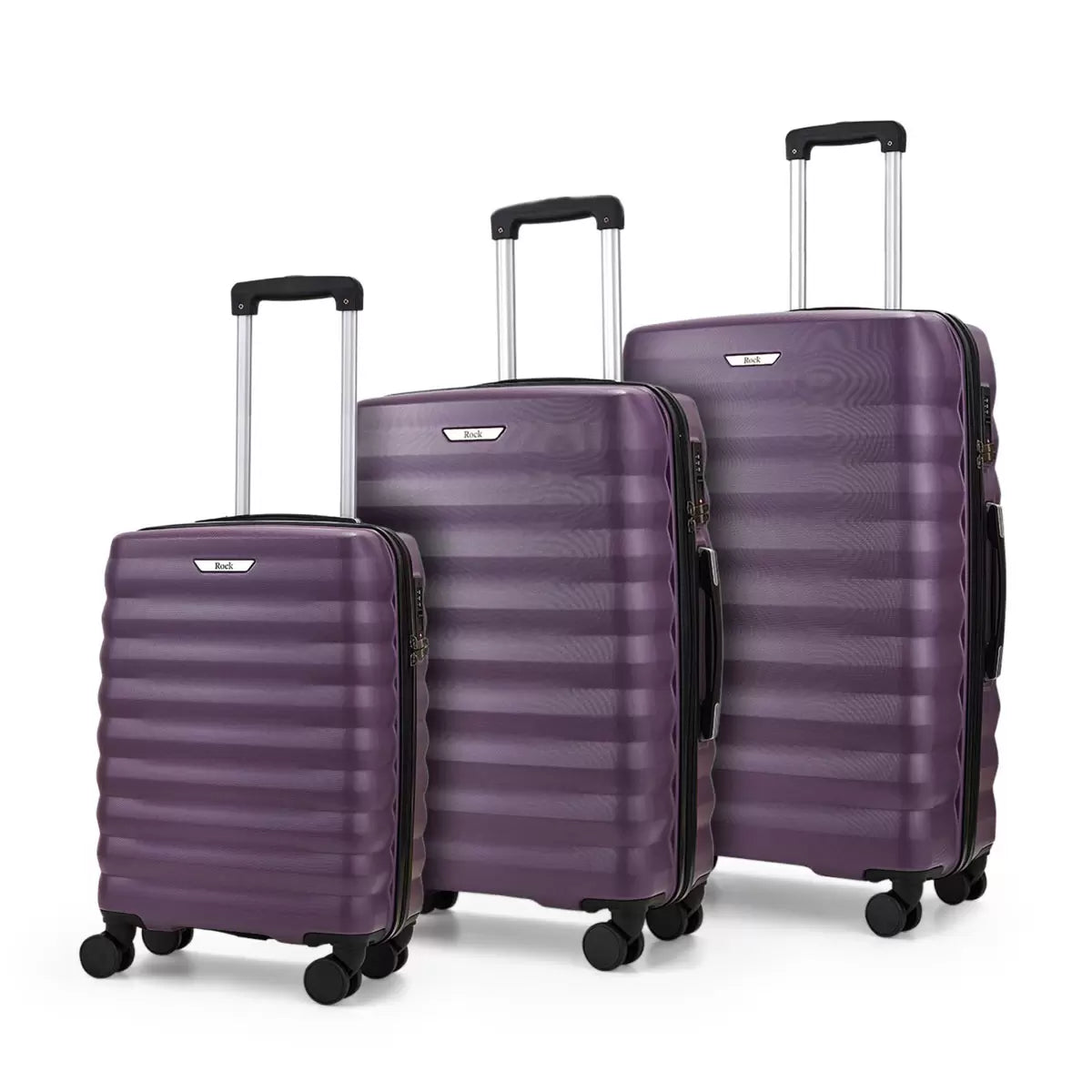 Rock Berlin 3 Piece Hardside Luggage Set