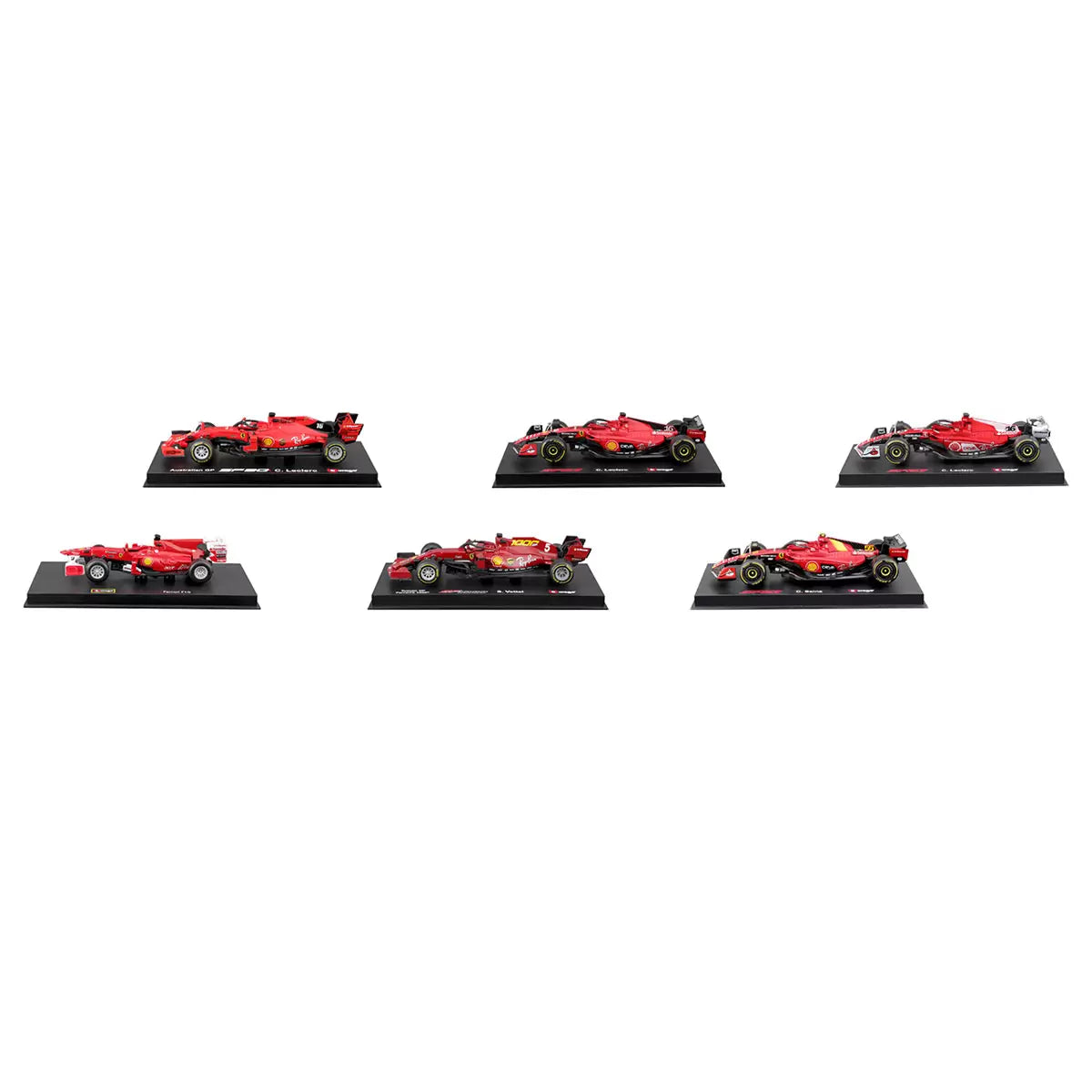 Burago 1: 43 Scale Highly Detailed Formula One Cars 6 Pack (3+ Years)