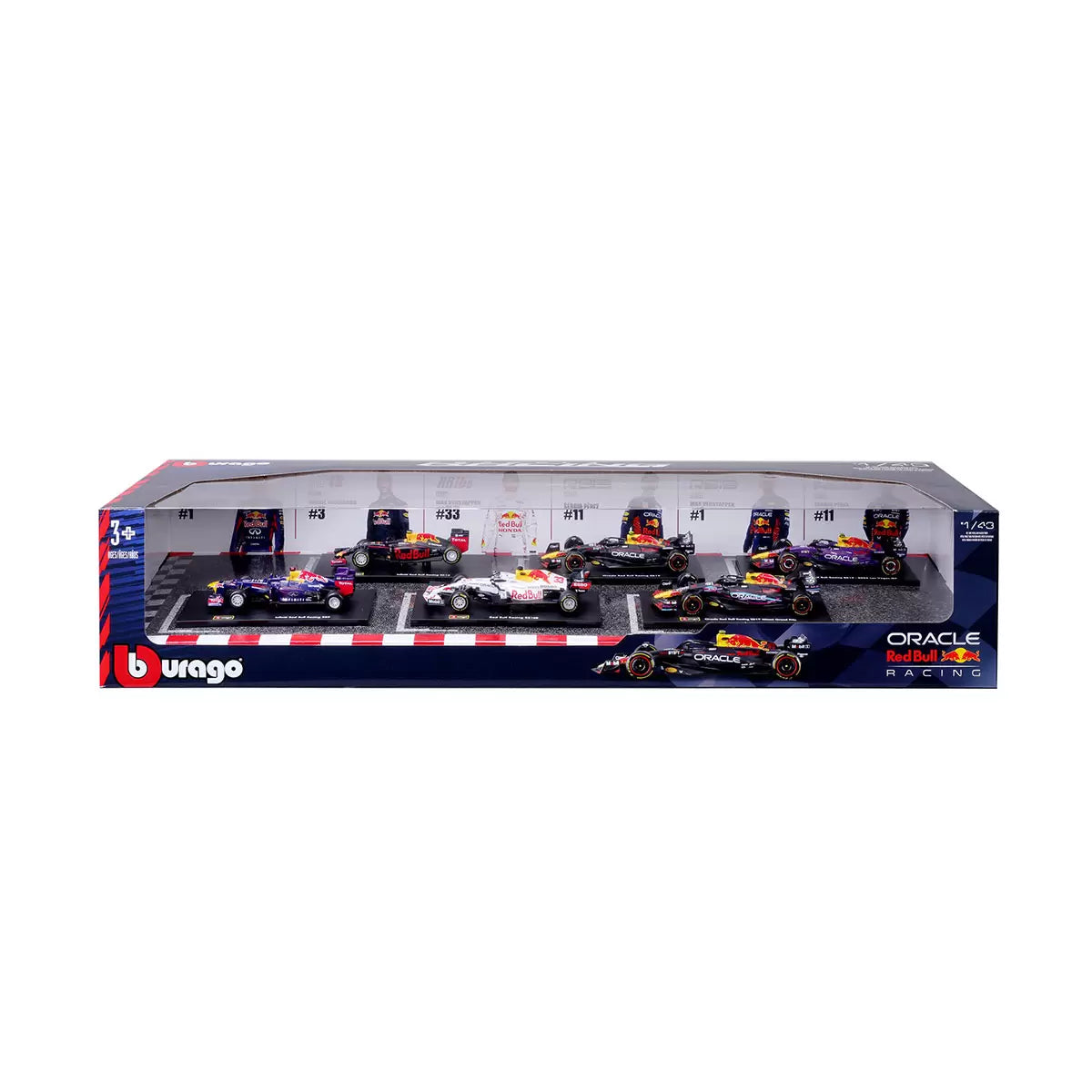 Burago 1: 43 Scale Highly Detailed Formula One Cars 6 Pack (3+ Years)