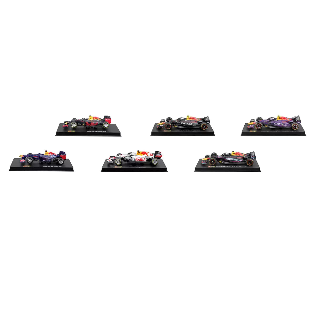 Burago 1: 43 Scale Highly Detailed Formula One Cars 6 Pack (3+ Years)