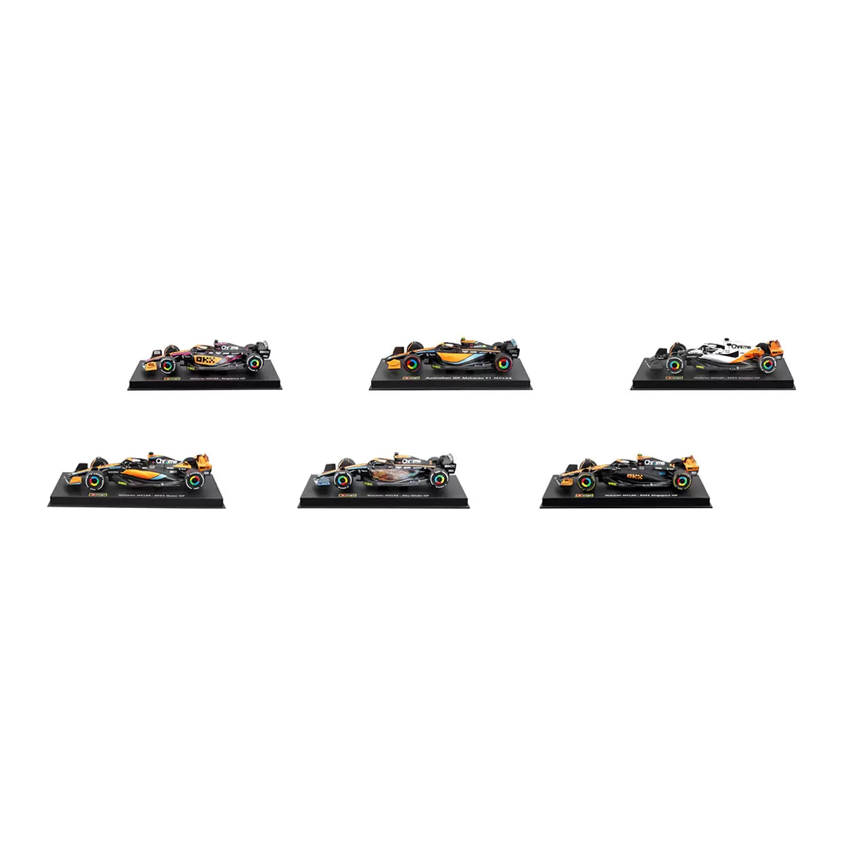 Burago 1: 43 Scale Highly Detailed Formula One Cars 6 Pack (3+ Years)