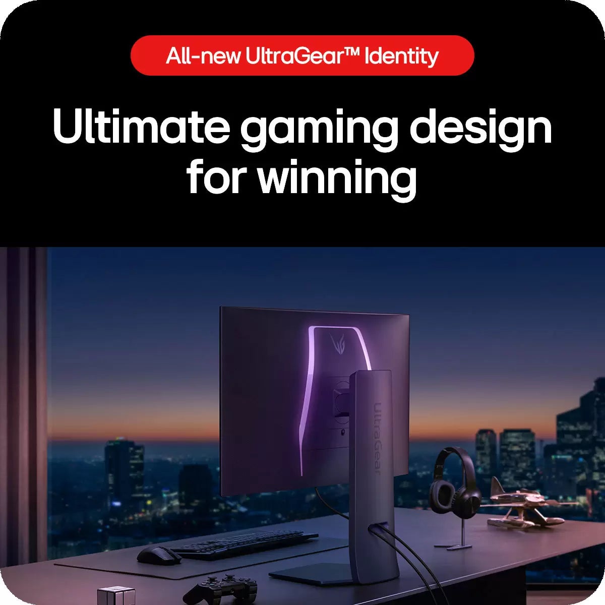 LG UltraGear 32 Inch UHD 240Hz OLED Gaming Monitor, 32GS95UV-B, view 4