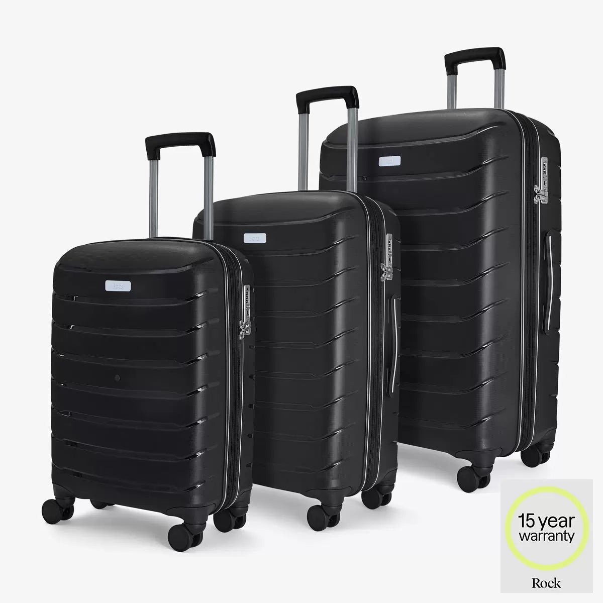 Rock Prime 3 Piece Hardside Luggage Set, view 13