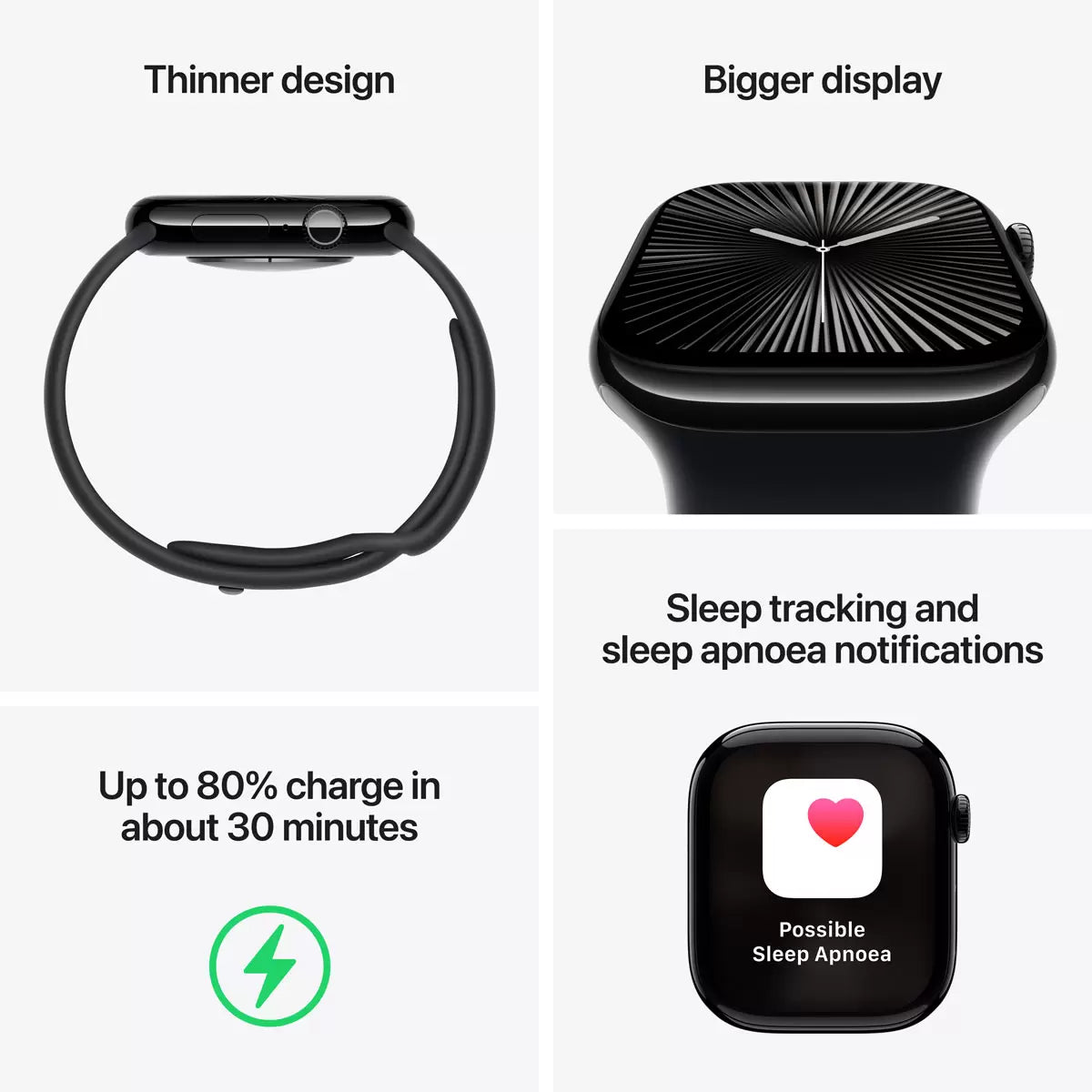 Apple Watch Series 10 GPS + Cellular, 46mm Titanium Case
