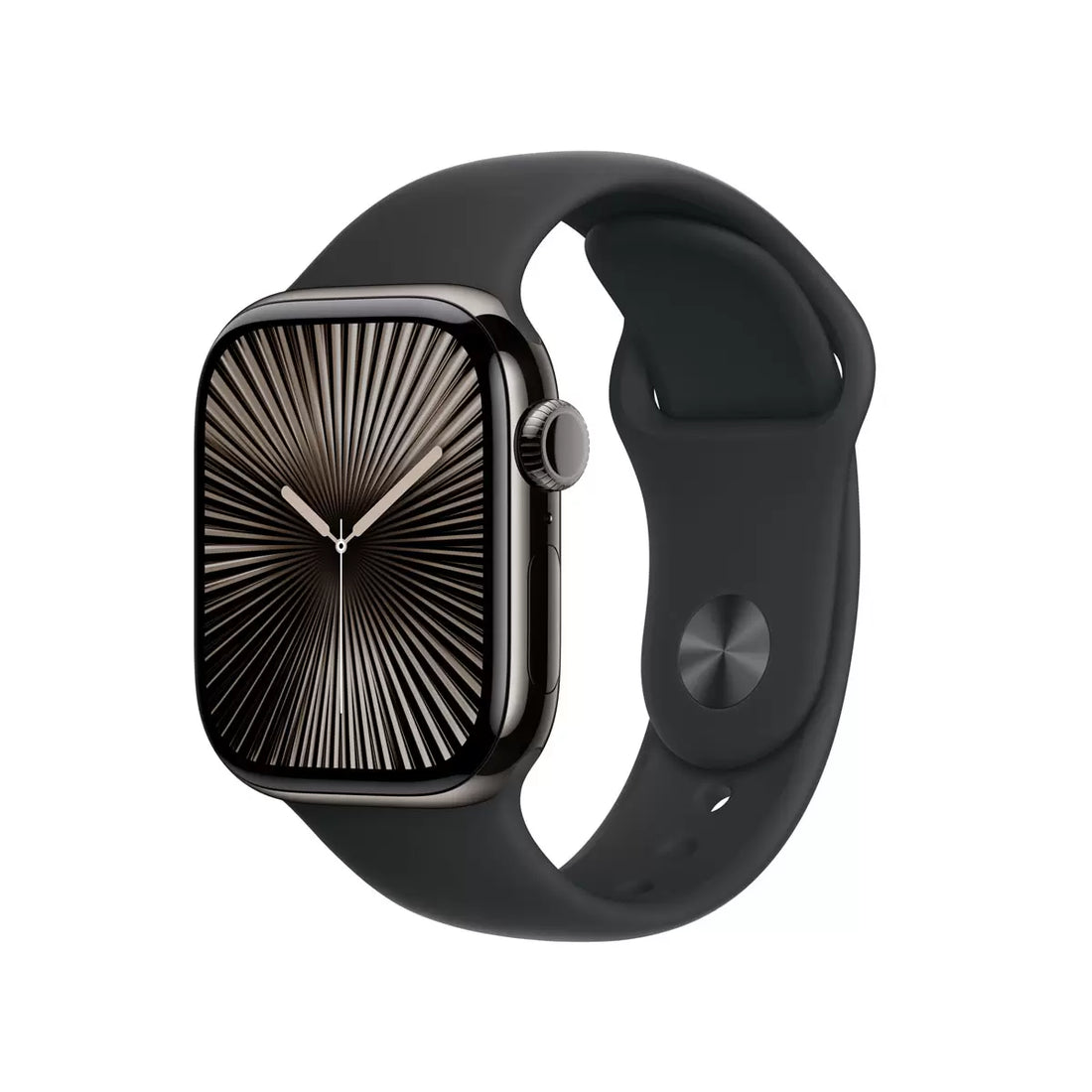 Apple Watch Series 10 GPS + Cellular, 42mm Titanium Case with Sport Band S/M