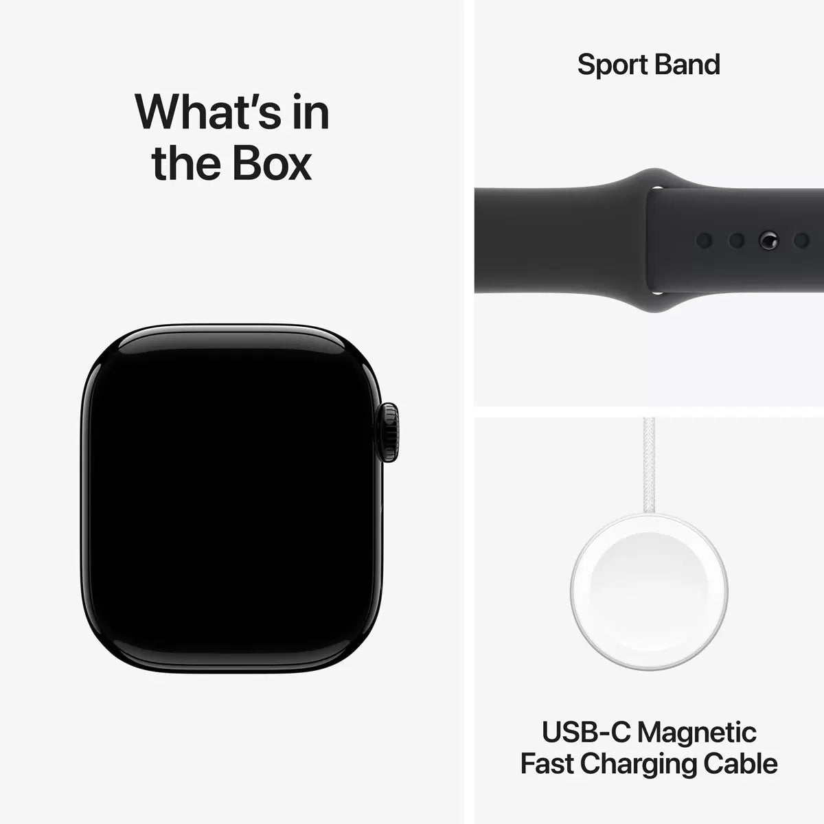 Apple Watch Series 10 GPS + Cellular, 46mm Aluminium Case with Sport Band