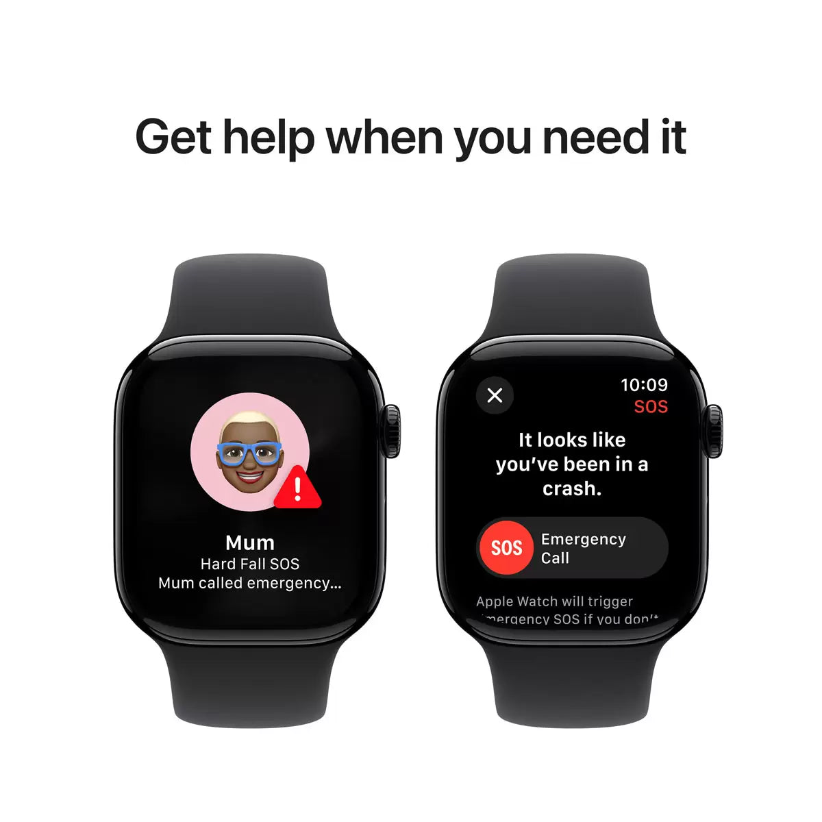 Apple Watch Series 10 GPS + Cellular, 46mm Aluminium Case with Sport Band