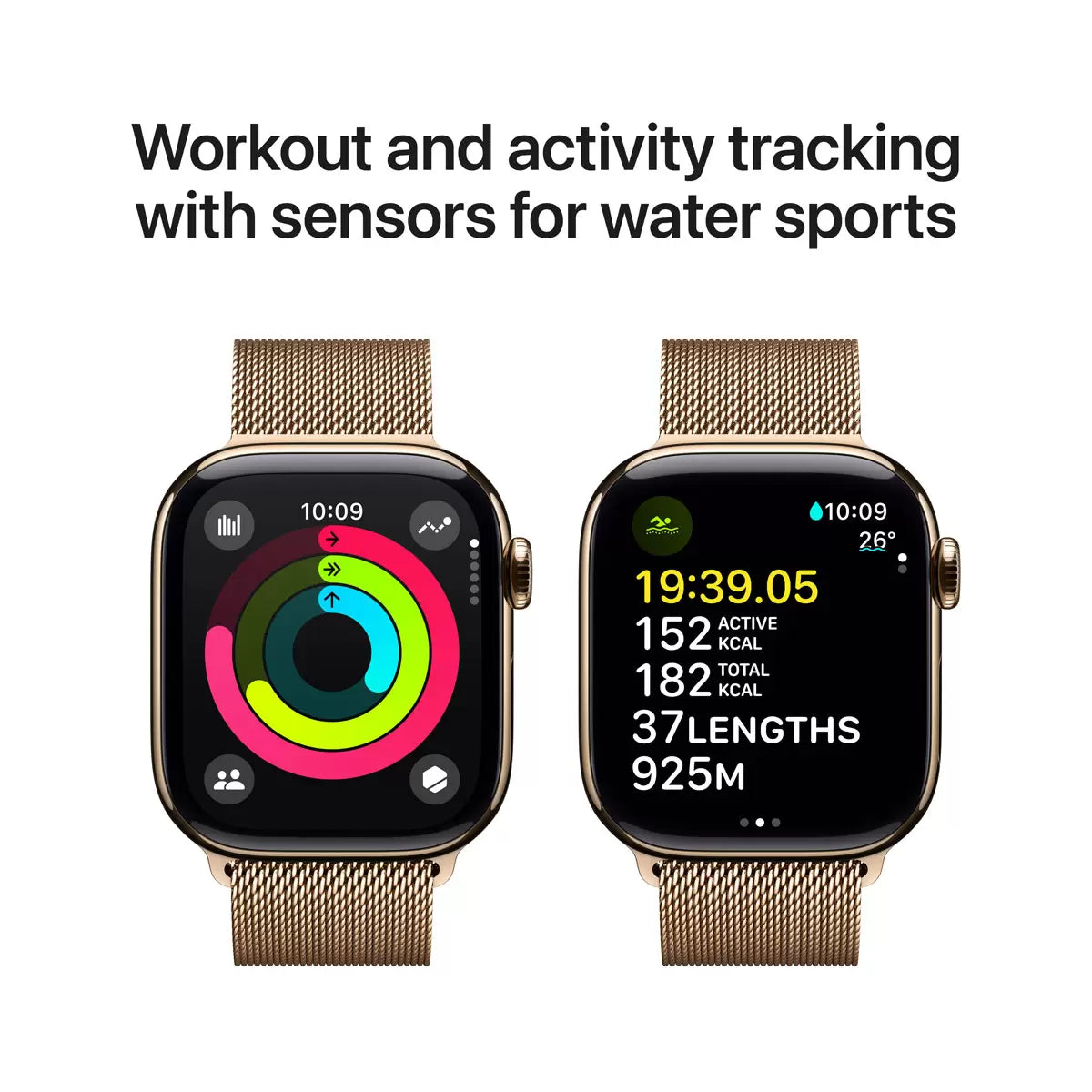 Apple Watch Series 10 GPS + Cellular, 46mm Titanium Case