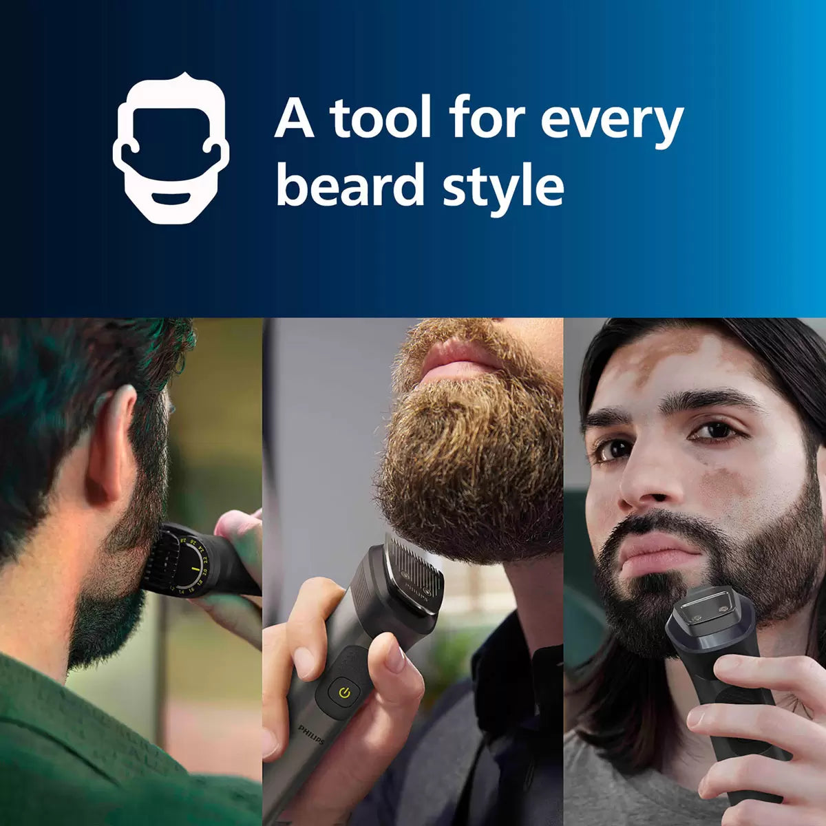 Philips Series 7000, 15-in-1 Multi Grooming Trimmer for Beard, Head and Body