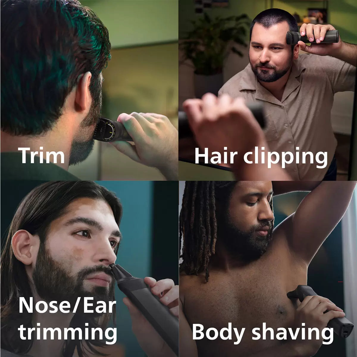 Philips Series 7000, 15-in-1 Multi Grooming Trimmer for Beard, Head and Body