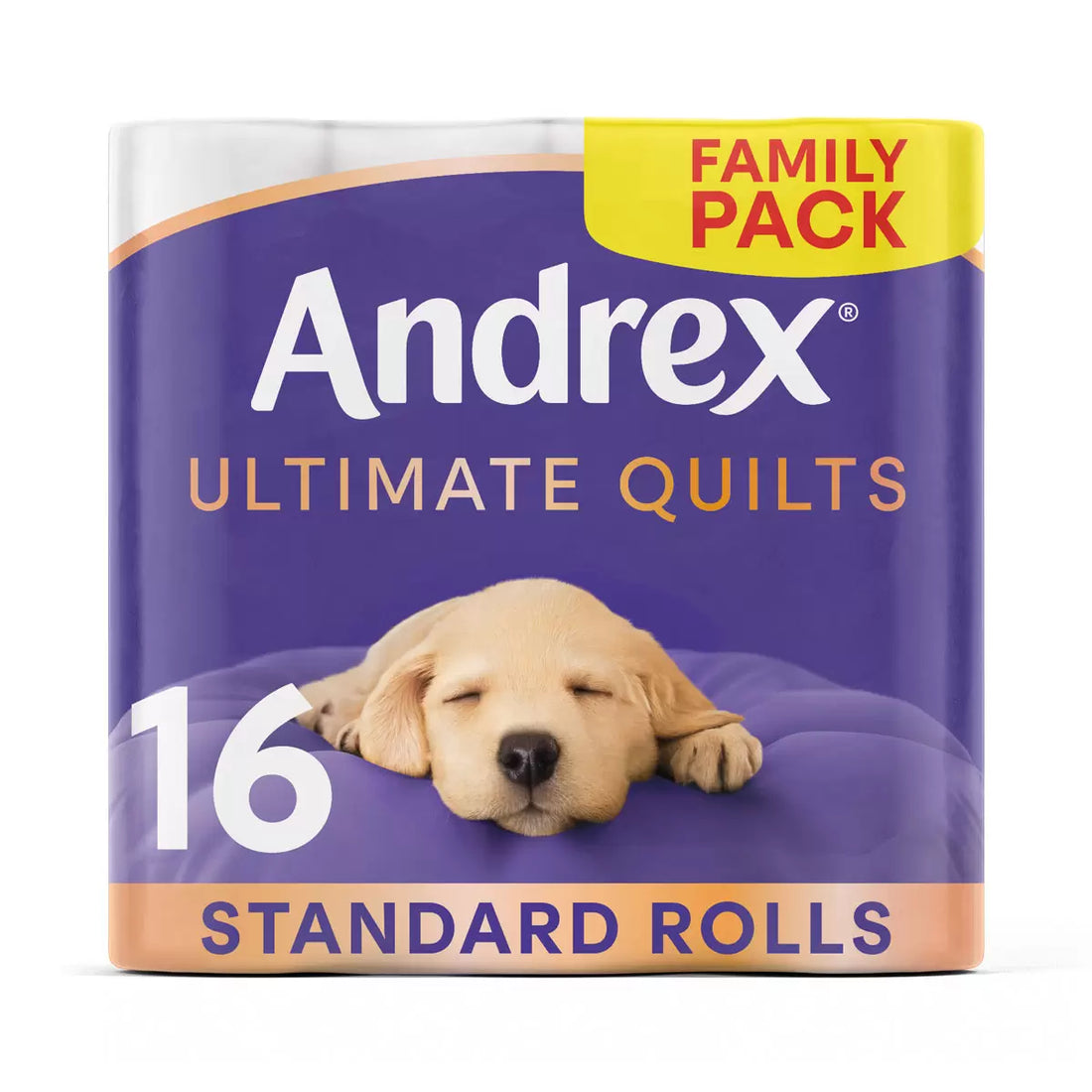 Andrex® Supreme Quilts 3-Ply Toilet Tissue, 6 x 16 Pack