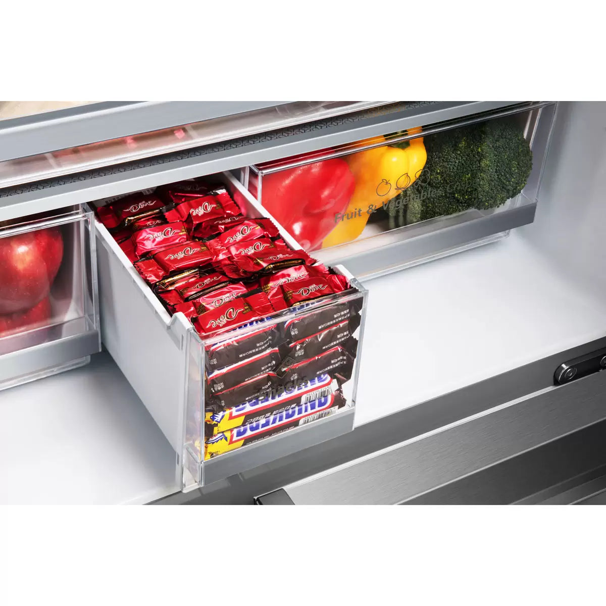 Hisense RF749N4SWSE, Multidoor Fridge Freezer, E Rated in Stainless Steel