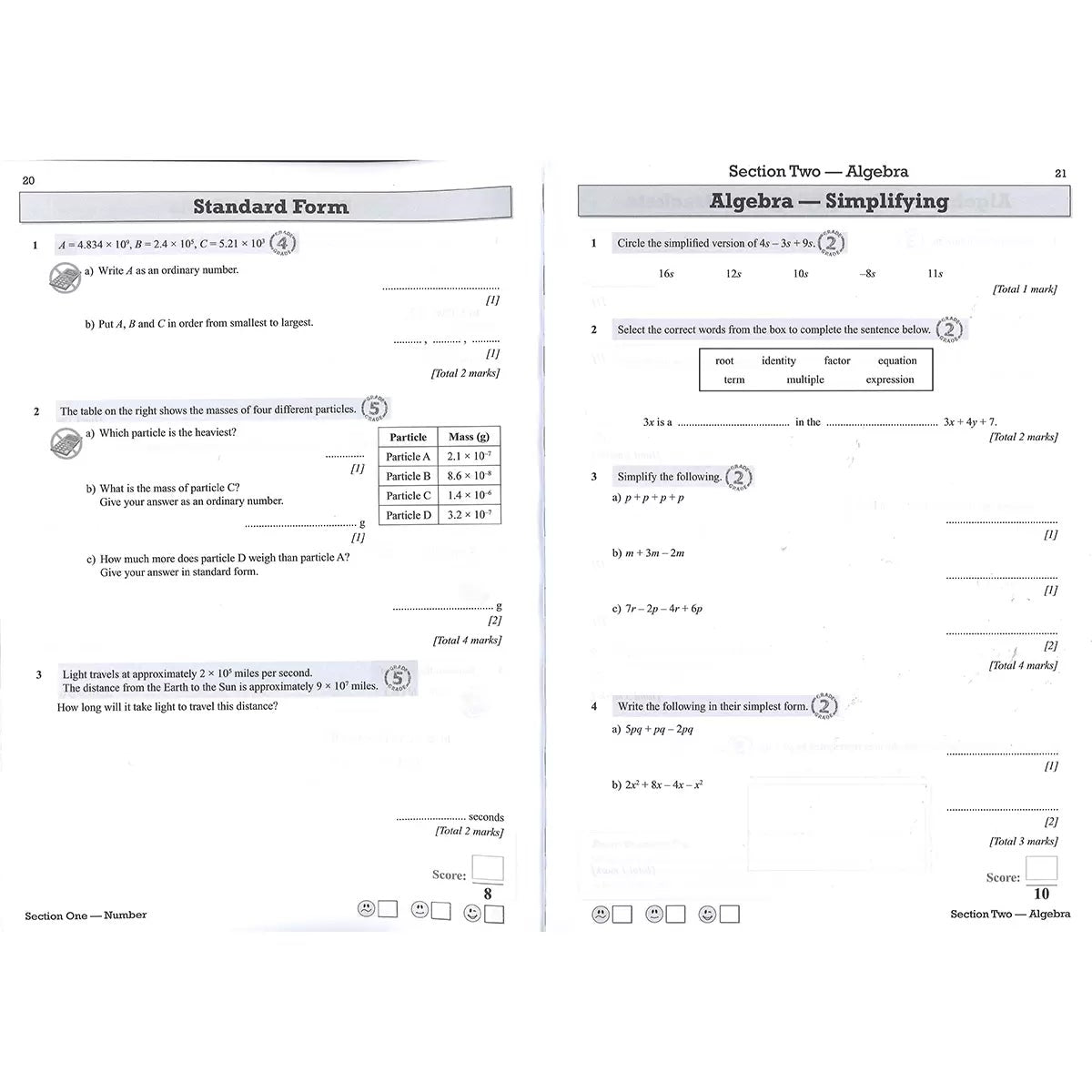 CGP GCSE Maths AQA Higher x3 Book Pack, view 17
