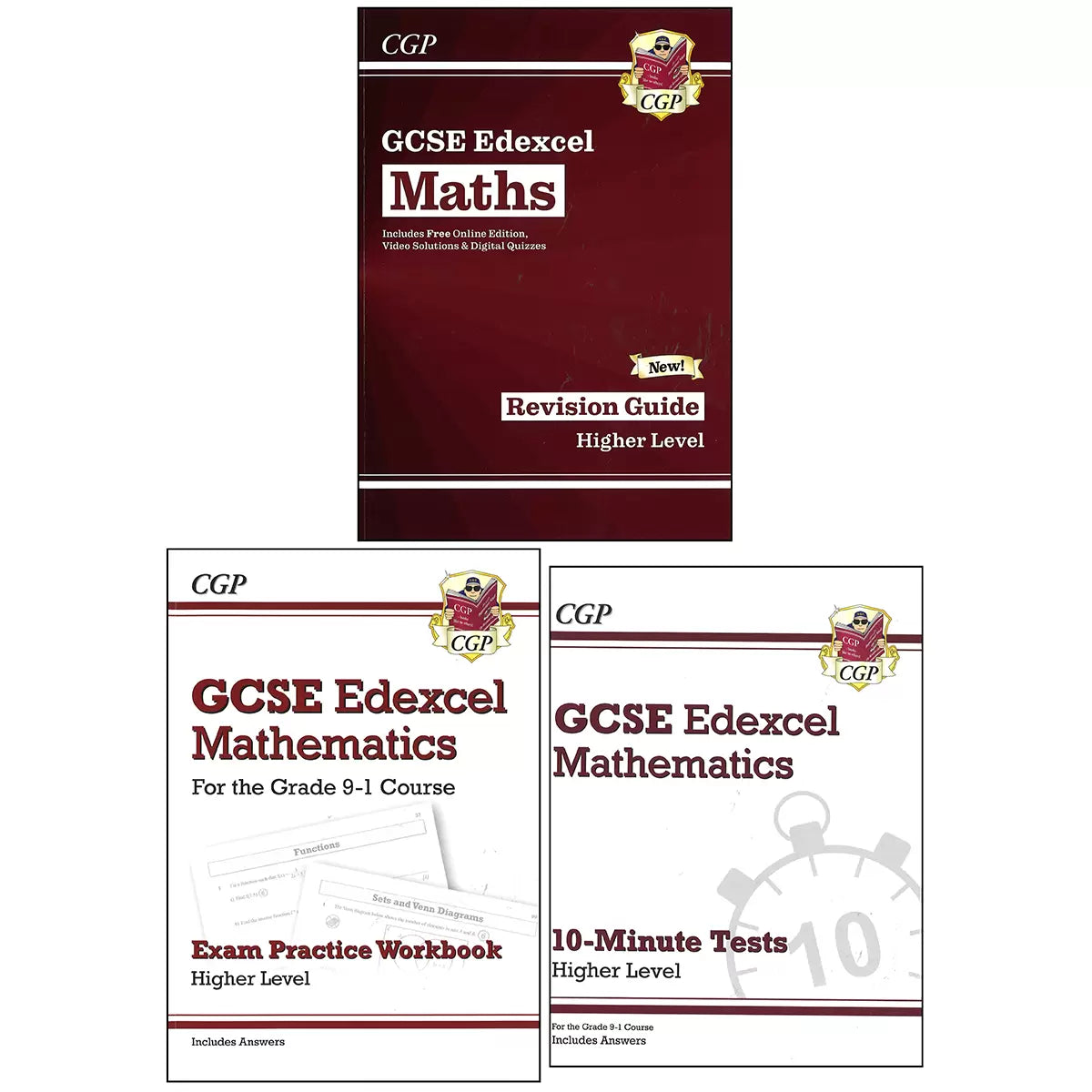 CGP GCSE x3 Books in 5 Options