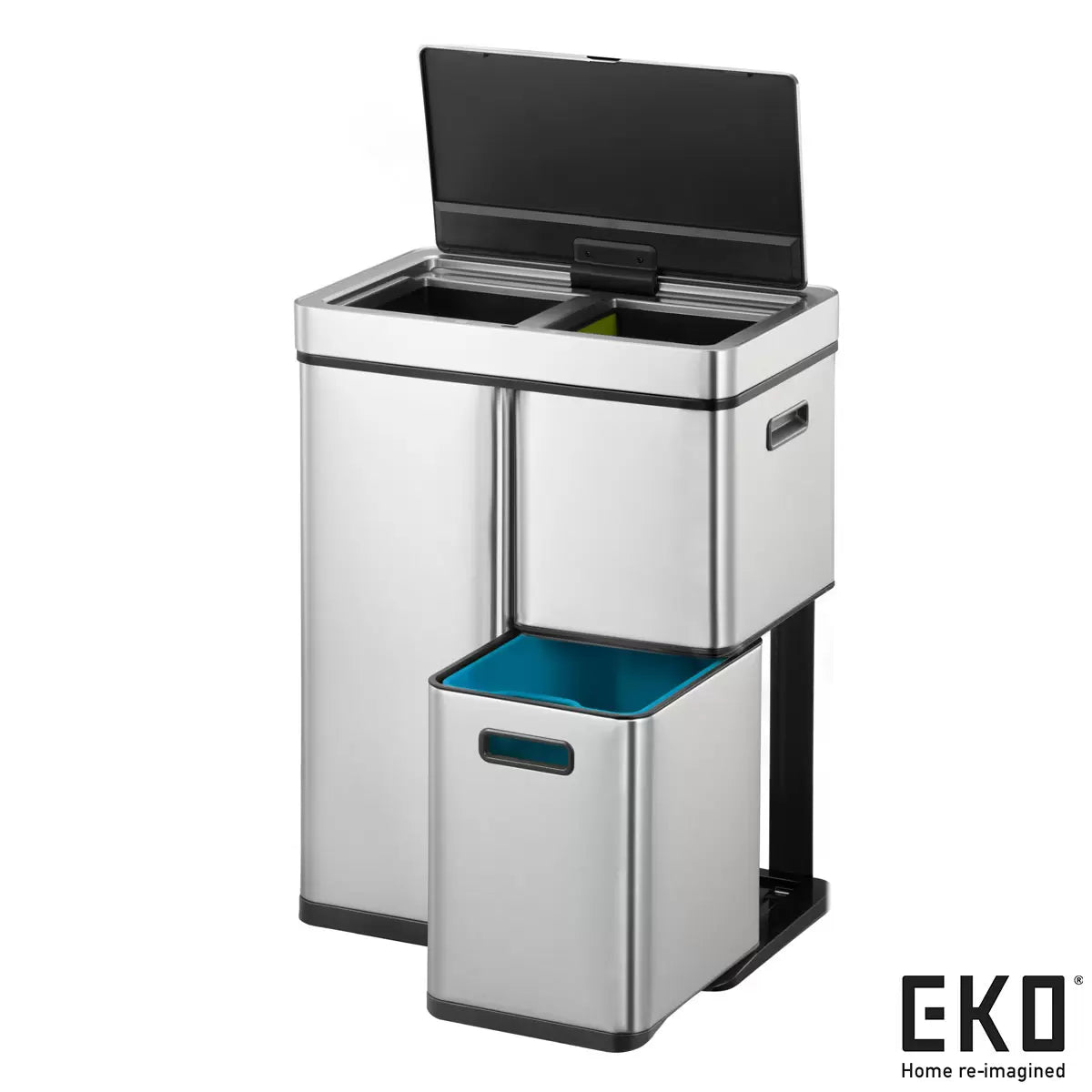 EKO Mirage Plus Recycling Bin 30+15+15L Sensor Recycling Bin