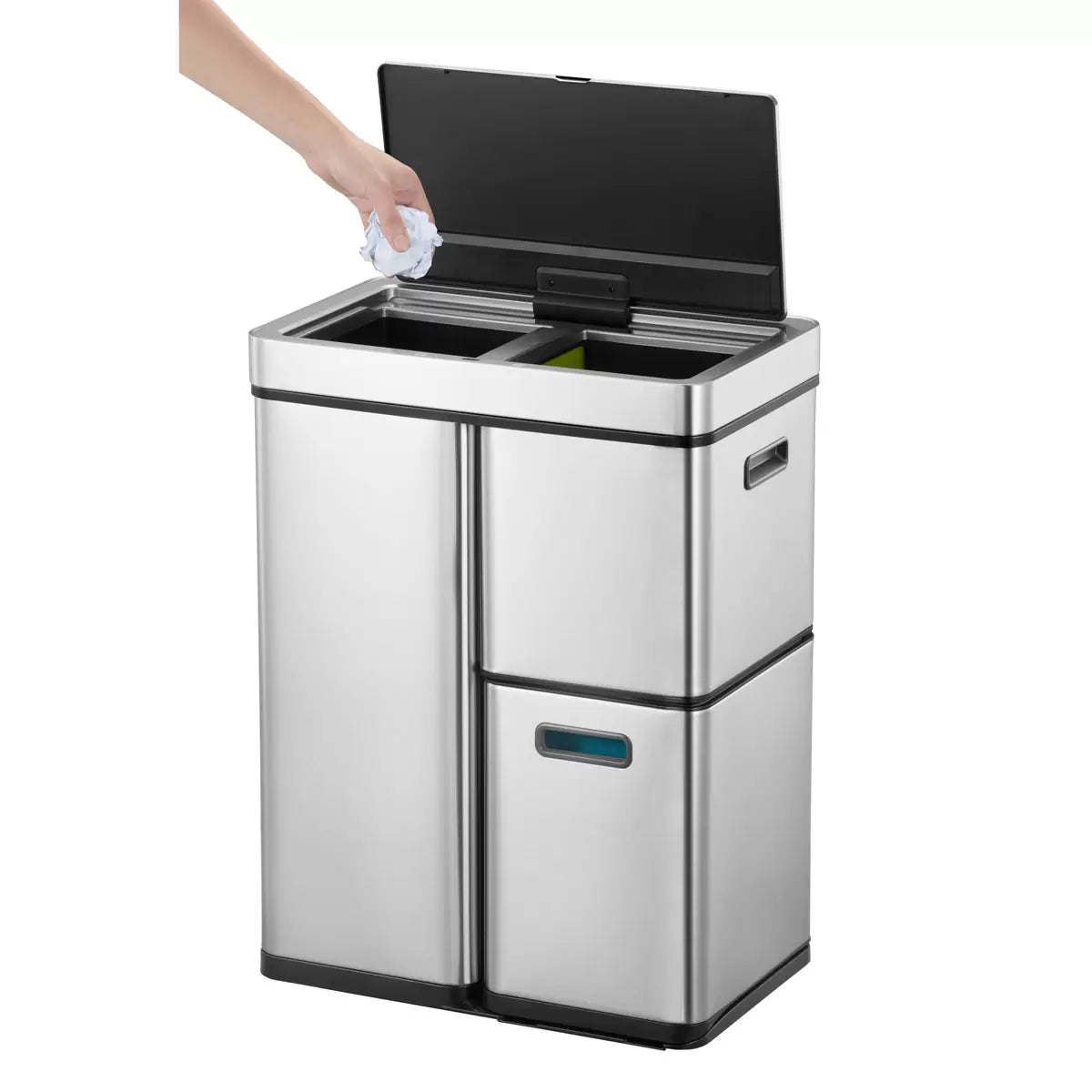 EKO Mirage Plus Recycling Bin 30+15+15L Sensor Recycling Bin