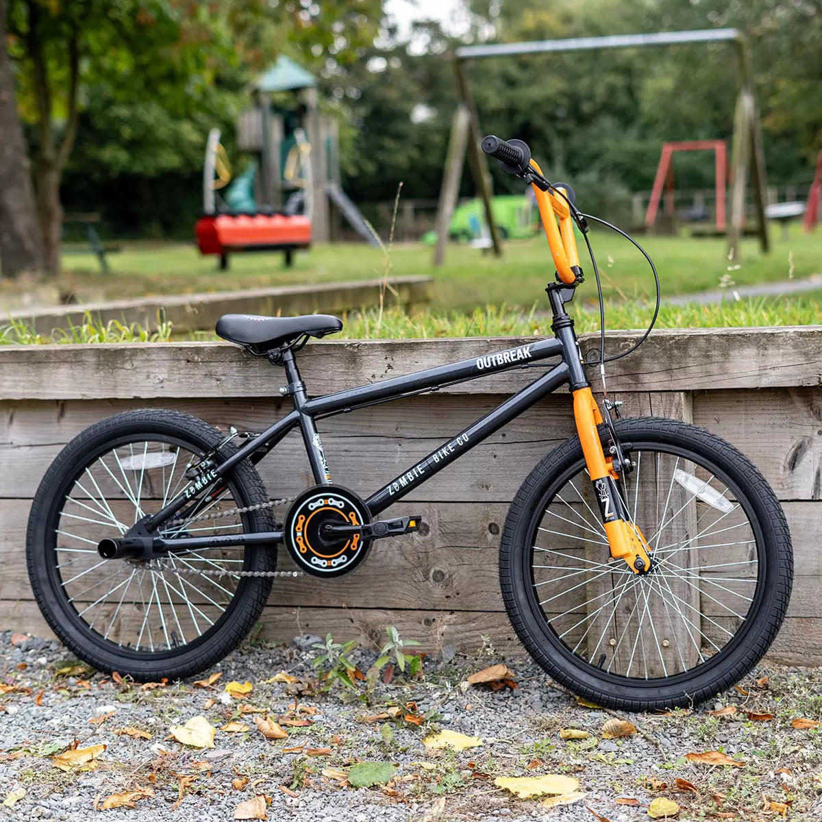 Zombie Outbreak BMX Bike 20" Wheel (12" Frame) in Grey