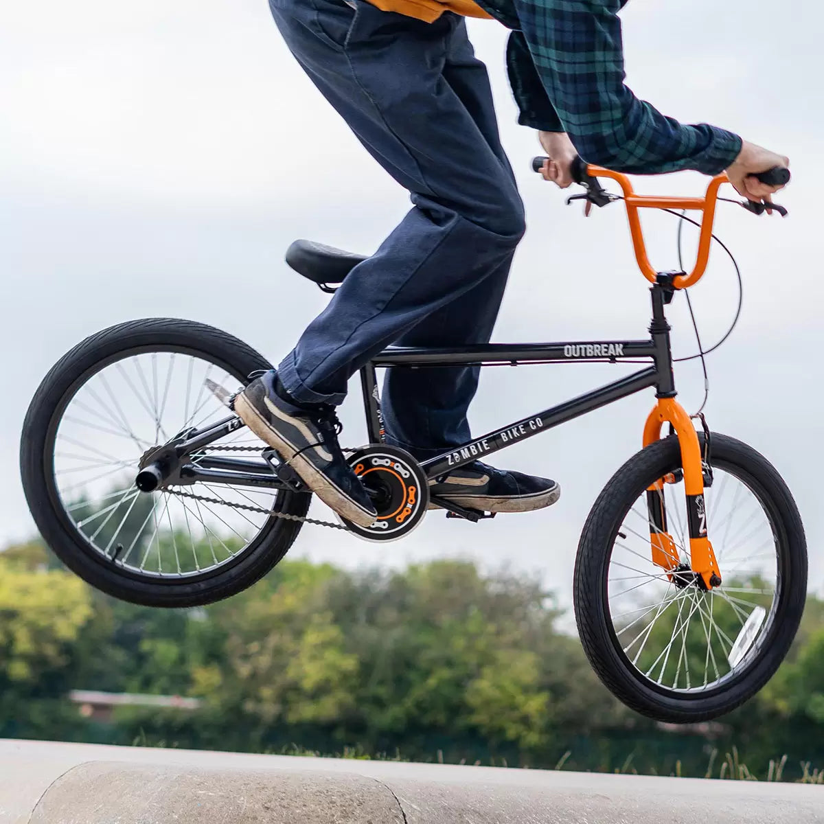 Zombie Outbreak BMX Bike 20" Wheel (12" Frame) in Grey
